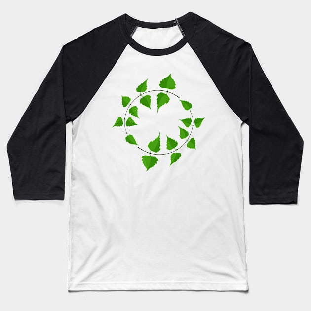 thin birch twigs Baseball T-Shirt by RNko